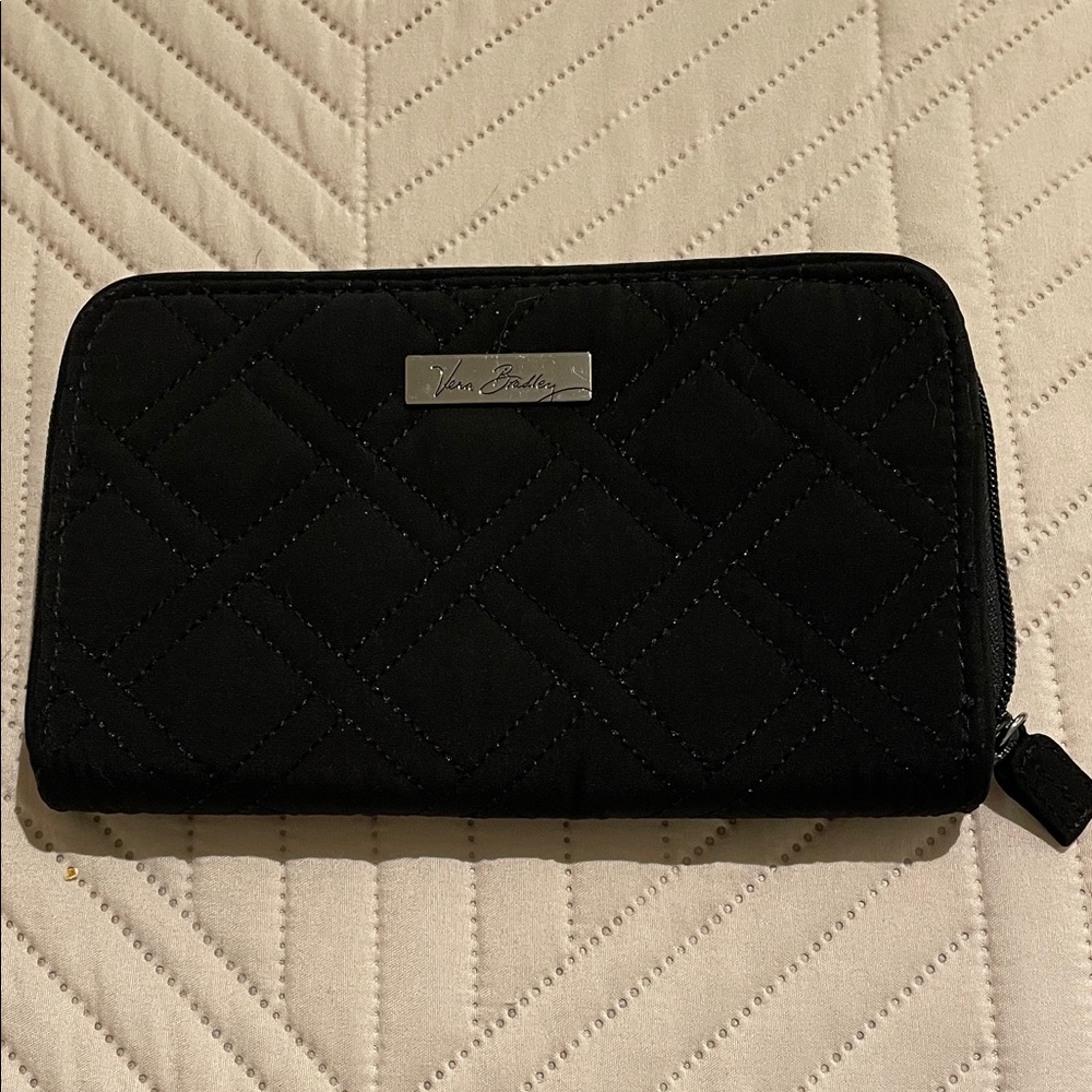 Vera Bradley Accordion Wallet in Classic Black